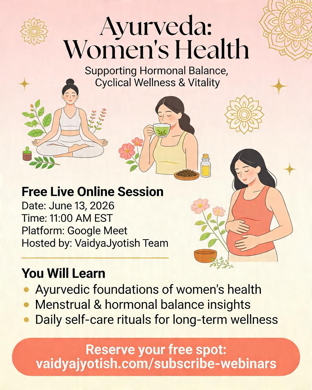 Ayurveda free Webinar Women's health